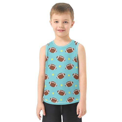 Baby Boys Sleeveless Tank Top Rugby Stars Toddler Athletic Vest 3-10T2