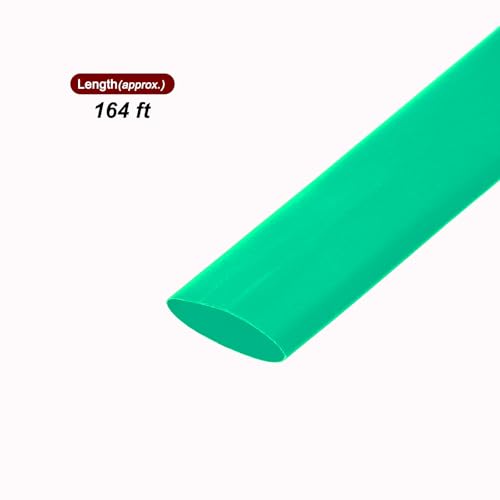 Funda para cable termorretractilada verde DMiotech 2:1, tubo envoltura aislante de 0.39 pulgadas 4