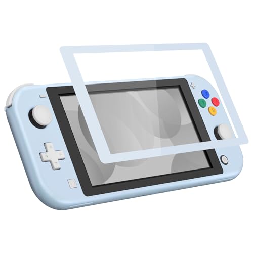 Image of eXtremeRate Sky Blue DIY Replacement Shell for Nintendo Switch Lite, NSL Handheld Controller Housing w /Screen Protector, Custom Case Cover for Nintendo Switch Lite