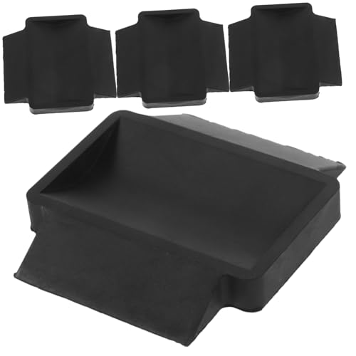 Tapones de cama de caucho Toddmomy antideslizantes para ruedas de sillas y sofás 2