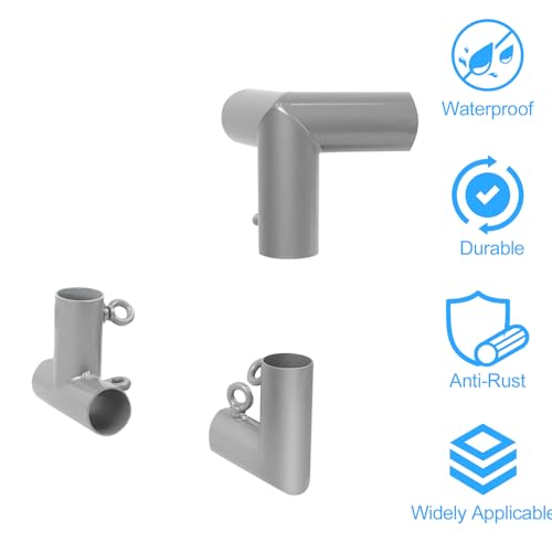 Kit d'angle pour cadre de golf à fixation rapide pour tubes EMT 2,5 cm