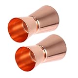 Warmhm 2Stücke Jigger Messbecher Für Cocktails Roségold Barzubehör Mit Präziser Für Exakte Messungen Und Unvergessliche Nächte Freunden