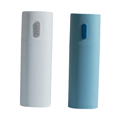 FRCOLOR 2個旅行用歯ブラシケース 歯磨き粉収納ボックス 携帯用洗浄保管カップ キャンプや出張に適したコンパクト収納容器