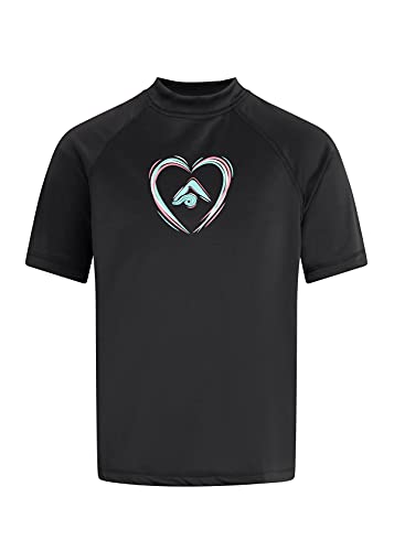 Image of Kanu Surf Girls' Karlie Rash Guard UPF 50+ Sun Protection Short Sleeve Swim Shirt