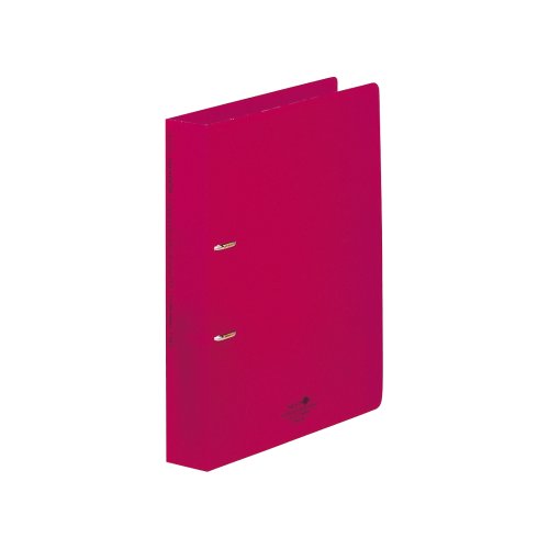 リヒトラブ D型 リングファイル A4 赤 F5021-3