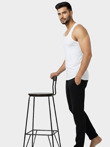 Image of Levi's 016 Men Sleeveless 100% Cotton No Side Seam with Tag-Free Comfort Vest (Pack of 3)