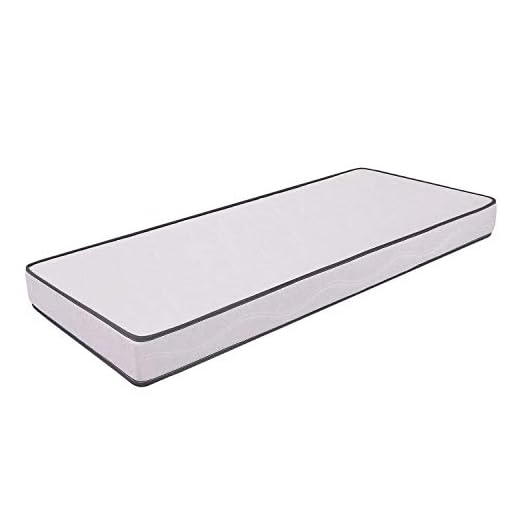 MiaSuite Materasso Singolo per brandina 90x200 H10 Cm - Waterfoam, Dispositivo Medico, Ortopedico - Primavera