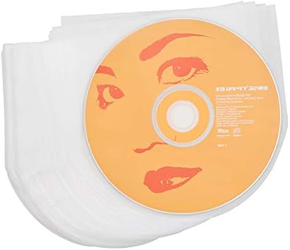 50 Clear Mini LP Anti-Static 3 Mil Plastic CD Inner Sleeves for 5inch SHM-CD