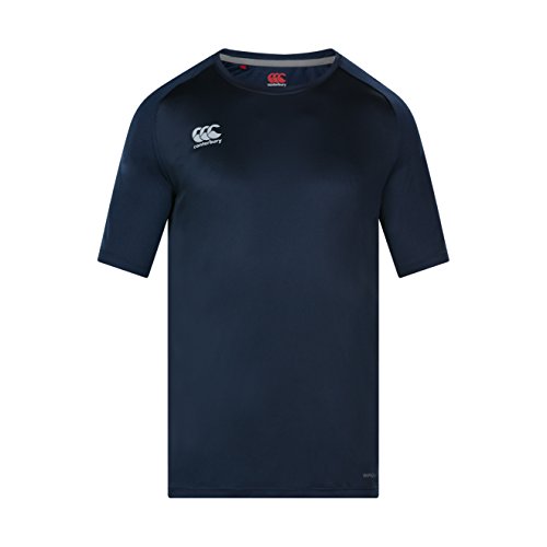 Canterbury Vapodri Superléger T-Shirt Homme Bleu Marine FR : L (Taille Fabricant : L)