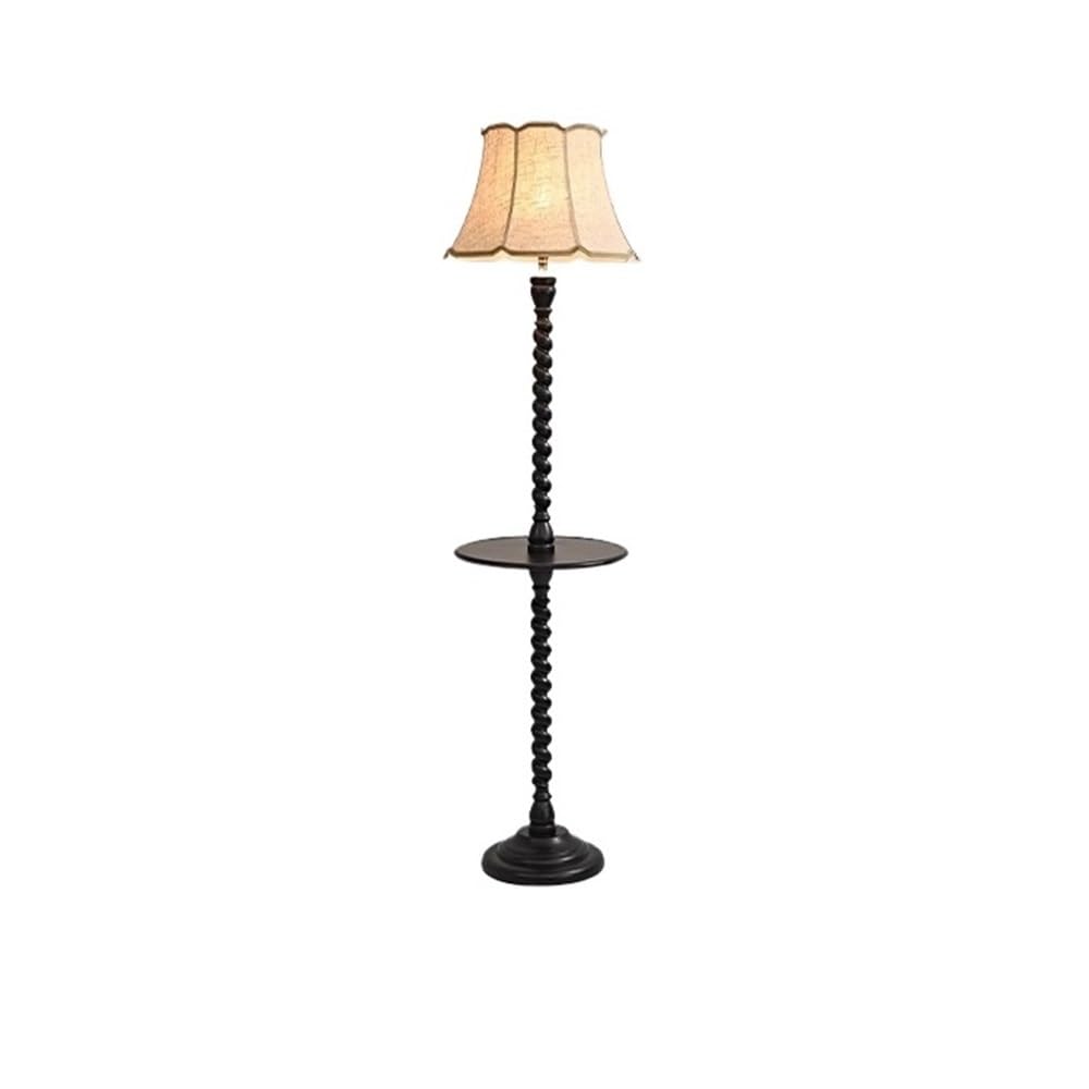 E7v2T9k6 Standard Lamp Living Room Floor Lamp One Sofa Side Wooden Simple Bedroom Nightstand Storage Corner