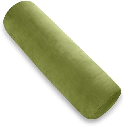 AS AWESLING Body Pillow for Adults, Full Body Pilllow for Sleeping, Long Round Cervical Pillow, Bolster Side Sleeper Pillow with Cover (Grasgrün, 60 x 20 cm)