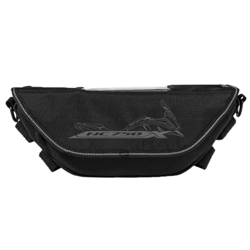 Sac de guidon NC750X de voyage robuste finition noire