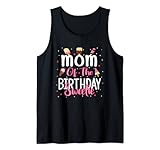 Mom Of The Birthday Sweetie - Bonita camiseta de dulces para madres, madres y madres de una hija joven que está celebrando su cumpleaños. Este diseño de piruleta o dulces es una gran idea para un tema de fiesta de cumpleaños familiar a juego.