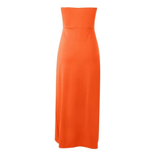 Robe de plage pour femmes ample et décontractée à col rond sans manches