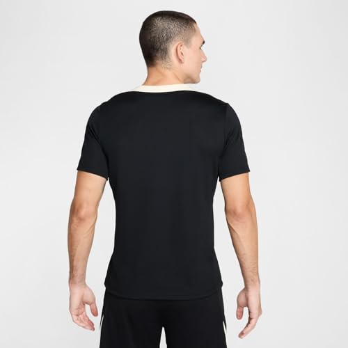 Nike FC Liverpool Strike Special Edition Dri-Fit HJ3388-013 - Camiseta de fútbol de Manga Corta para Hombre, Color Negro/Leche de Coco y Rojo