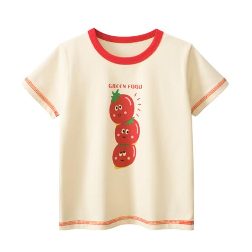 Image of LittleSpring Kids Short Sleeve Graphic T-Shirt 100% Cotton