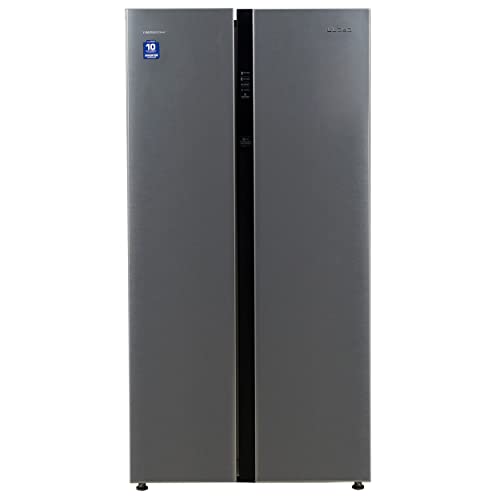 Image of LLOYD 587 L 5 Star Frost Free Side By Side Refrigerator (Glsf590Dsst1Gb Stainless Steel)
