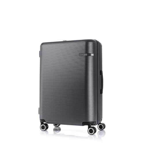 Image of Samsonite Trolley Bag Suitcase for Travel | STAREN 67 Cms Polycarbonate Hardsided Medium Check-in Luggage Trolley Bag, Graphite