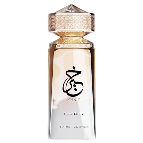 Paris Corner | Khair Felicity Perfume - 3.4 fl oz | Sparkling, Joyful Unisex Perfume with Champagne,...