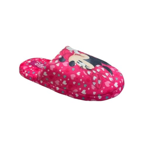 de fonseca per Disney Minnie Pantofole Bimba invernali Calde ciabatte da casa S'illuminano al Buio