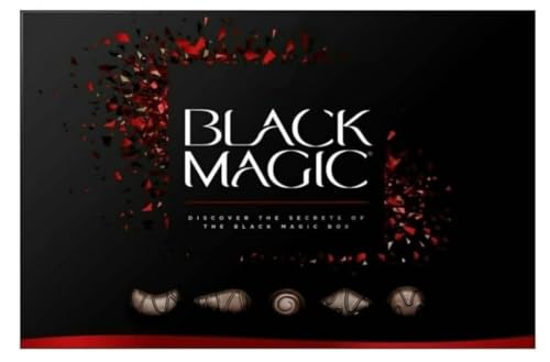 Black Magic Dark Chocolate Box 174g- Luxury Assorted Dark Chocolates Gift Selection | Rich Cocoa Treats | Perfect Christmas Birthday Mothers Day & Thank You Gift
