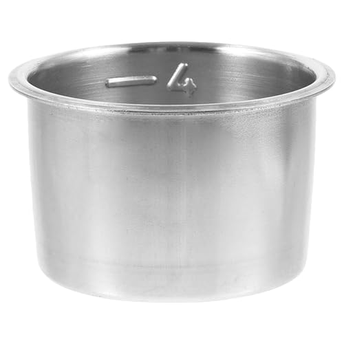 DIYEAH Filtro de Café Espresso de Acero Inoxidable 51 MM Cesta Porosa para Cafetera de 4 Tazas Filtro de Metal Reutilizable para Café Molido Accesorio para Máquina de Espresso