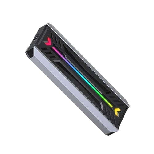Boîtier NVMe Type C 3.1 double protocole pour disque dur