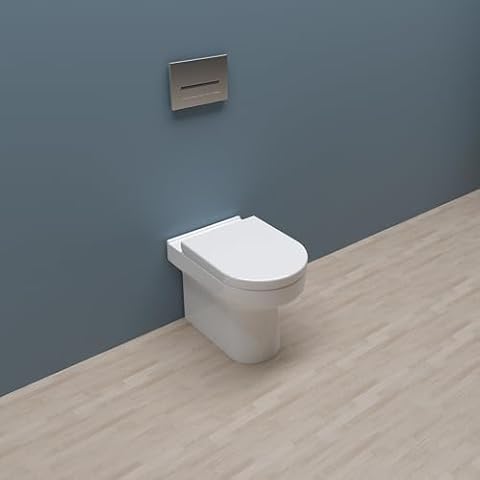 Huibathroom Modern Back to Wall Toilet Cover