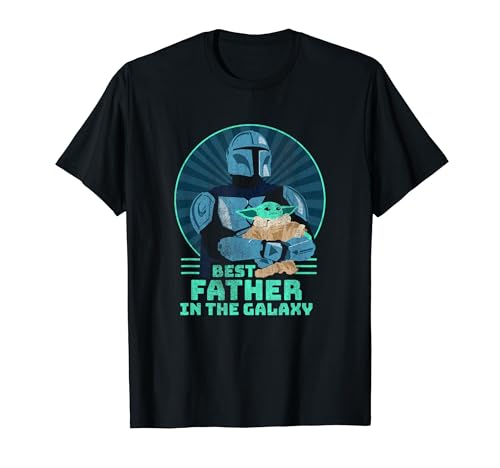 スター・ウォーズ:マンダロリアン&ググー ベスト父の日 Tシャツ