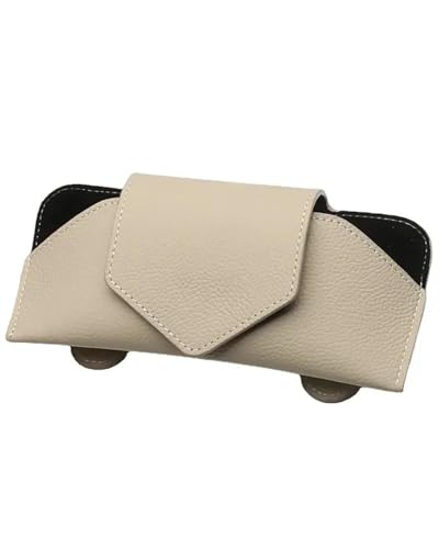 Étui porte-lunettes de soleil pour voiture clipsable rangement pare-soleil