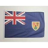 AZ FLAG BOOTFLAGGE Turks- UND Caicosinseln 45x30cm - ENGLISCHE BOOTSFAHNE 30 x 45 cm Marine flaggen