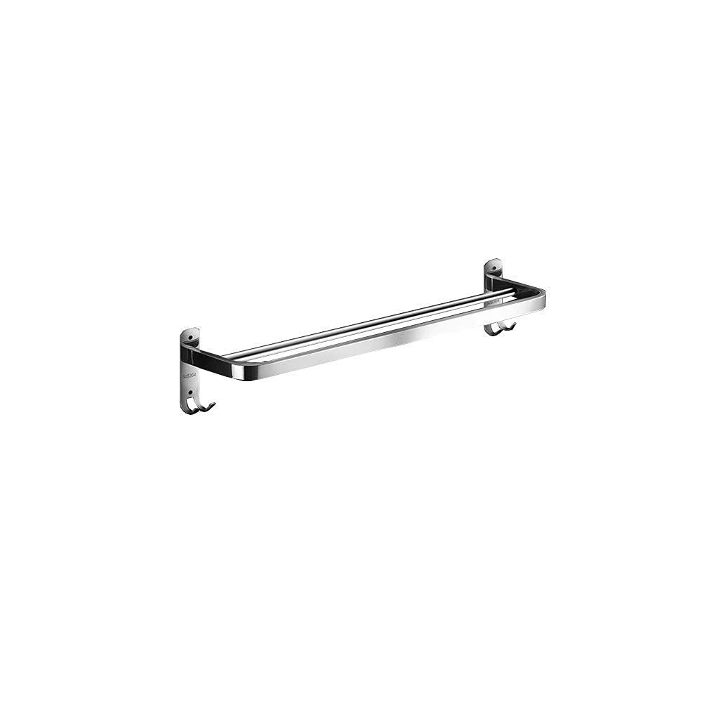 Toallero de acero inoxidable duradero que evita daños en tu pared