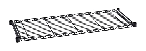 Basic Series Sliding Shelf, W 35.4 x D 17.7 inches (900 x 450 mm), Black