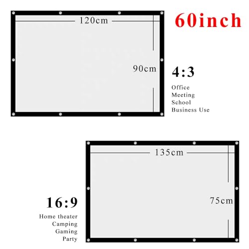 Pantalla de proyección plegable 100 pulgadas 16:9 miniatura 2