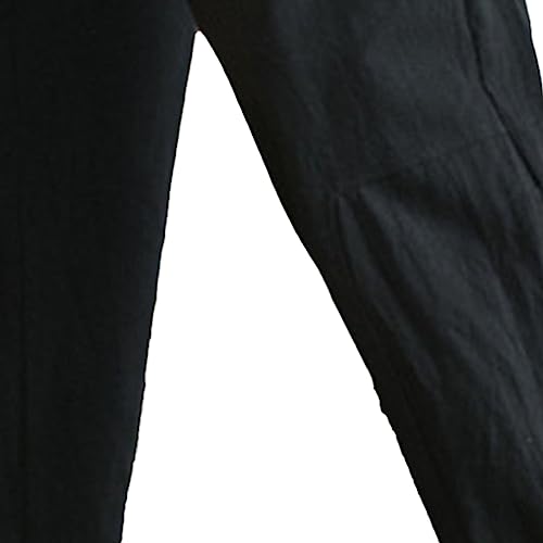 Pantalones Casuales de Lino y Algodón para Hombre miniatura 3