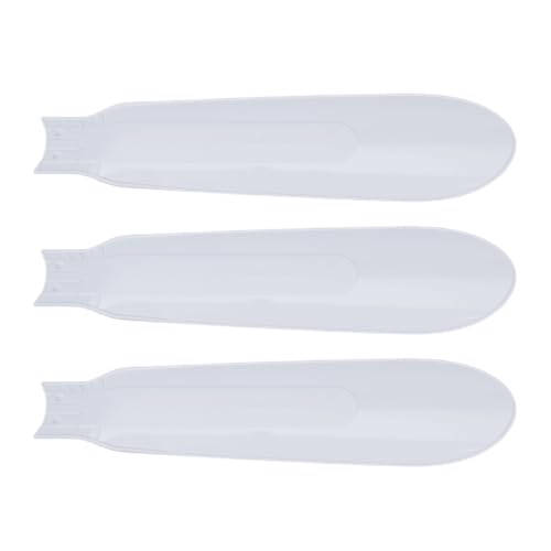 Mekalero Juego de 3 paletas de ventilador de techo, ABS, piezas de repuesto para ventilador de techo ZOLEE de 700 mm, comprueba la interfaz de 1.7 pulgadas antes de realizar el pedido