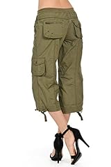 Mixit Olive Cargo Capri