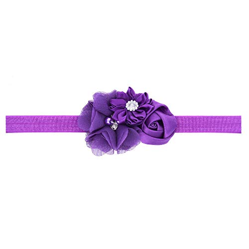 Baby Girl Headbands with Bows.(FD88) (Lavender Purple 2)4