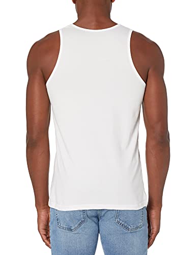 Men Crewneck Undershirts Soft 100% Cotton Tank Tops Pack of 32