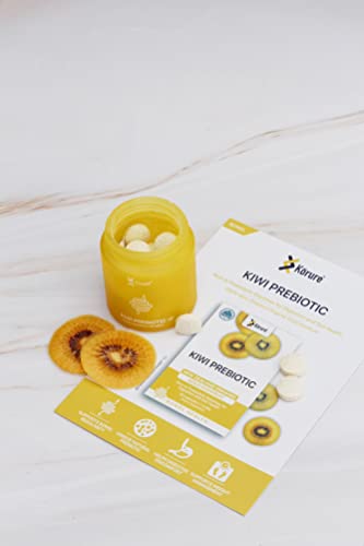 Kiwi Prebiotic + Vit C (Chew),100% New Zealand Organic Golden Kiwi For Regular Bowel Movement & Gut Health #TOP5