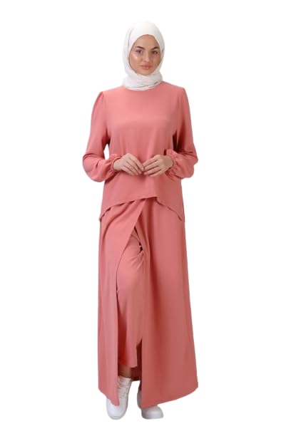 lavecciMuslim women casual fashion, women skirt and blouse Women out door set,