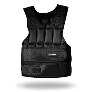 GymBeam Gilet Zavorrato, Giubbotto Zavorrato per Aumentare il Carico e l'Intensità dell'Allenamento, Perfetto per Rafforzamento, Corsa, Cardio, HIIT, Larghezza 45cm, Lunghezza 58cm (15 kg)