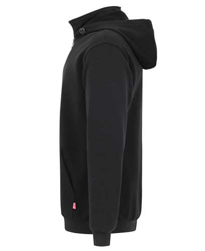 TICOMELA FR Hoodie Flame Resistant Hooded Sweatshirt Quarter Zip 12oz 100% Cotton Pullover Workwear for Men2