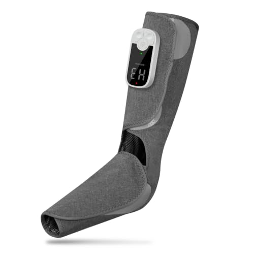 Image of Cordless Calf Air Compression Massager with Heat Feature Foot and Leg Massage for Circulation and Pain Relief