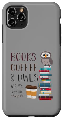 Libros Coffee Owls Carcasa para iPhone 11 Pro Max
