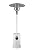 Fire Sense 67983 Matte White Finish Patio Heater