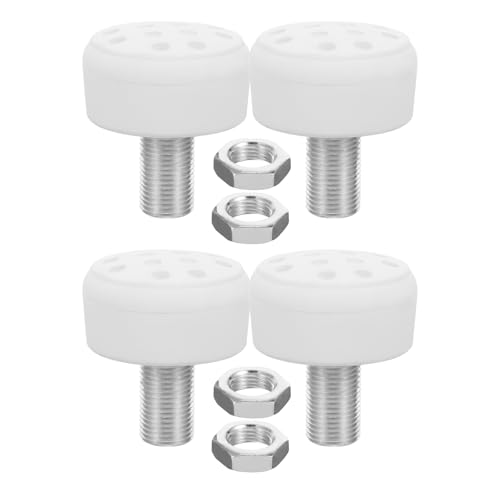 Didiseaon Protectores de Puntera Ajustables para Patines 4 Ruedas Frenos de Goma Resistentes al Desgaste Repuesto 4 Piezas para Control Seguro Patinaje al Aire Libre