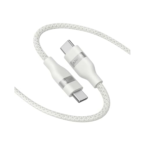 Anker Nano USB C auf USB C Kabel, 240W 1,8m flexibel farbig geflochten, USB C Schnellladekabel Typ C für iPhone 16/16 Pro/16 Plus/16 Pro Max, MacBook Pro/Air, iPad Pro/Air, Galaxy S24 und me