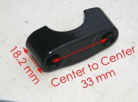 2 X Mrs Handlebar Mount Clamps 7/8 For 50Cc 70Cc 90Cc 110Cc 125Cc 150Cc 200Cc 250Cc Atv Quad/Taotao Coolster Bmx Baja Sunl Peace Hawk And Other Chinese Brands #TOP3