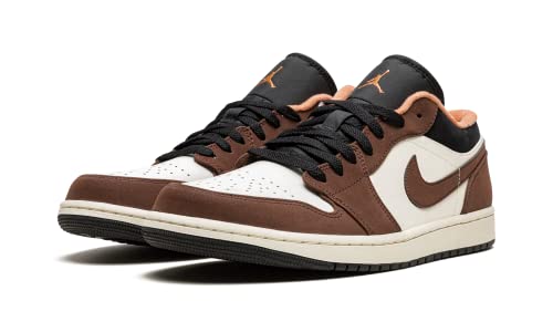 Image of Nike Jordan Mens Jordan 1 Low DC6991 200 Mocha - Size 8.5 Mocha /White-black